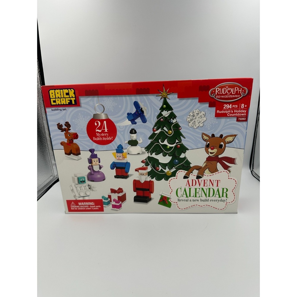 Brick Craft Rudolph The Red Nosed Reindeer Advent Calendar